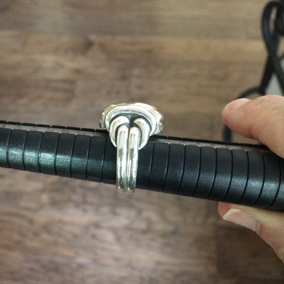 Sterling Silver with Gold Ring - size 7 - Picture 7 of 8